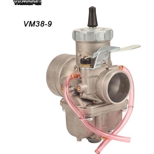 Motorcycle 38mm Carburetor For Mikuni VM38 Round Slide 38mm VM38 9 Spigot Carbs 2 Stroke For ATV Quad UTV 42 6025 13 5006