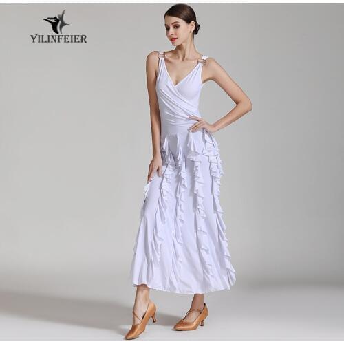 New ballroom dance competition dress dance ballroom waltz dresses standard dance dress women ballroom dress S9057