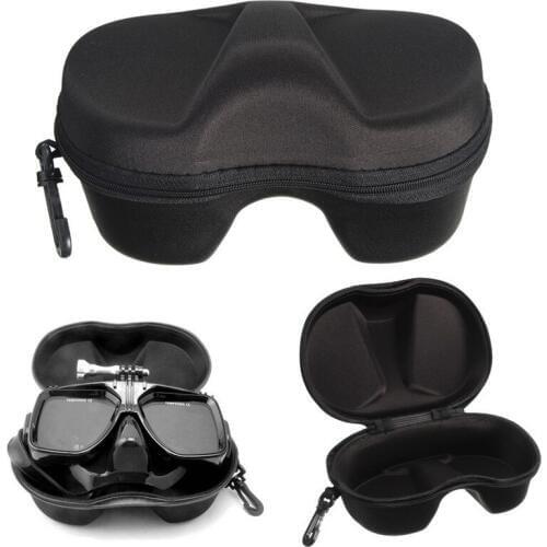 Diving Glasses Mask Box Case For Gopro diving glasses box diving mask storage bag small ants mountain dog SJ4000 accessories box