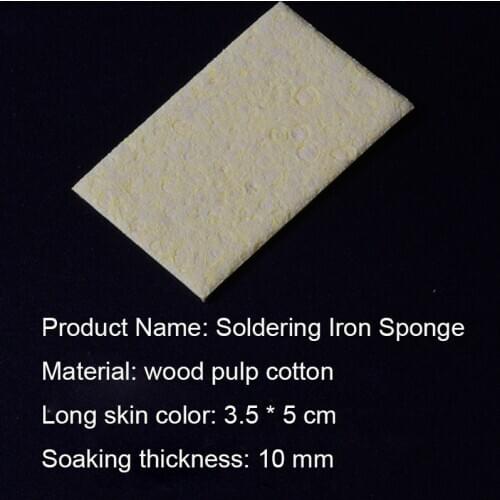 Soldering Iron Sponge Wood Pulp Cotton Soldering Iron Electric Soldering Iron in Addition to High Temperature Cleaning