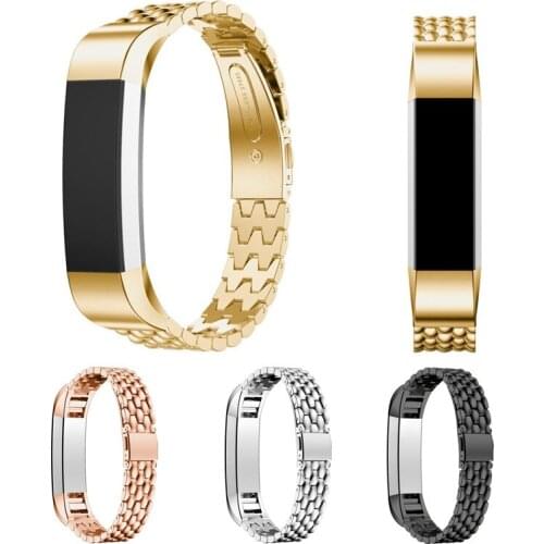 New Fashion Stainless Steel Watch Band For Fitbit Alta HR Metal Wristband Strap For Fitbit Alta HR / Fitbit Alta Watchband Belt