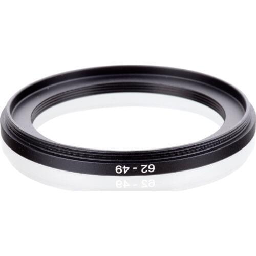 RISE(UK) 62mm-49mm 62-49mm 62 to 49 Step down Ring Filter Adapter black