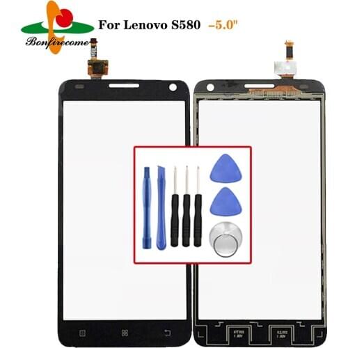 For Lenovo S580 Touch Panel Touch Screen Digitizer Front Glass Sensor For Lenovo S 580 Touchscreen