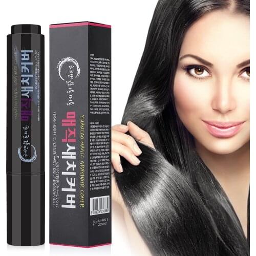 Temporary Hair Color Brush And Comb DIY Hair Color White Wax One-time Color Hair Grey Cream Disposable Hair Dye Pen Women