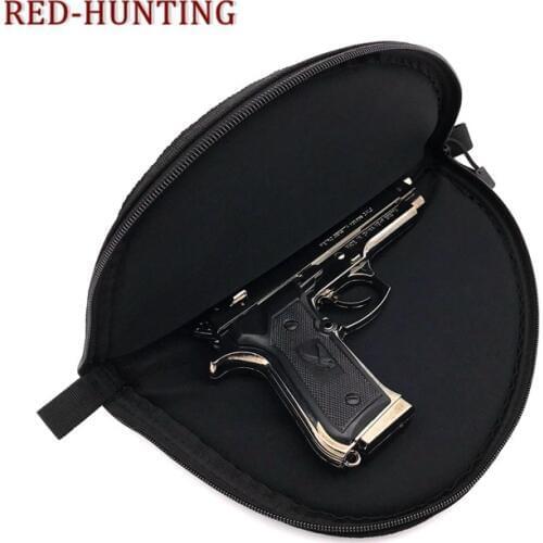 Tactical Portable BK Revolver Airsoft Pistol Rug Gun Carry Bag Holster Storage Case for Handgun Glock 17 18 19 22 23 M1911 P229