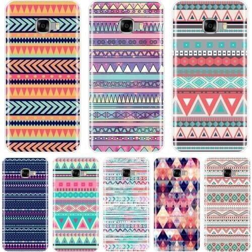TPU Ethnic Totems Retro Colorful Pretty Phone Case Silicone For Samsung Galaxy C9 C7 C5 Pro Soft Back Cover For Samsung C5 C7 C8