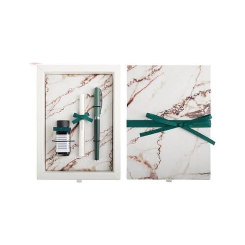 Unique Metal Fountain Pen Gift Set Extra Fine Nib Ink Pens Chirstmas Gift for Friends and Families