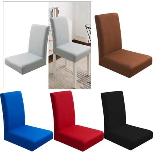 High Stretch Dining Chair Slipcover Short Seat Protector for Home Hotel Wedding