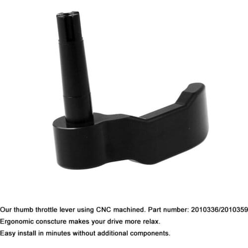 Billet Aluminum Thumb Throttle Control Lever For Polaris Sportsman 550 570 850 1000 09+ MB-MH038-BK Accessories