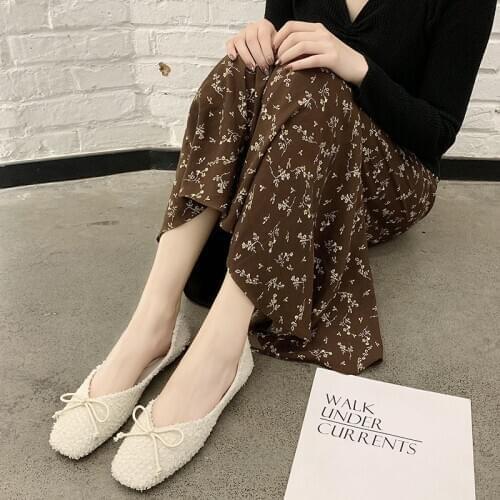 Women flat shoes Stylish shallow mouth comfortable soft bottom simple wild lightweight high-quality women platform shoes U19-51