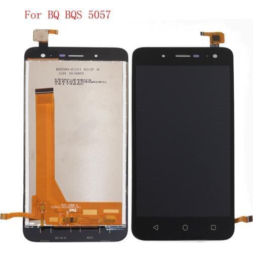 For BQ BQS 5057 Strike 2 LCD Display Touch Screen Digitizer Assembly Phone Parts With Free Shipping And Tools