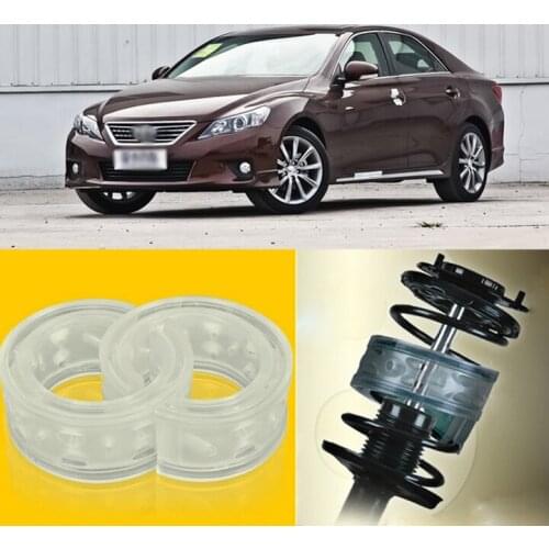 2pcs Power Front /Rear Shock Suspension Cushion Buffer Spring Bumper For Toyota Reiz