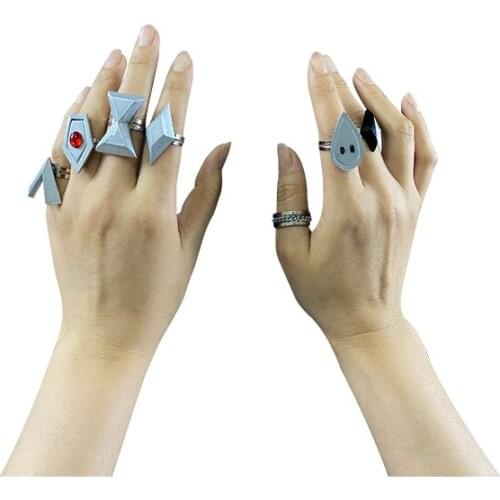 2021 Hot Game Genshin Impact Hu Tao Ring Accessories Cosplay Props Halloween Christmas Fancy Party for Carnival Comic Show