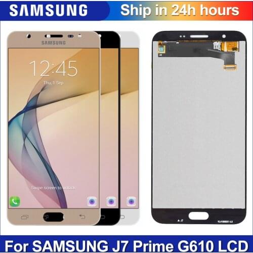 5.5'' Original LCD Replacement Digitizer For Samsung Galaxy J7 Prime G610 G610F On7 2016 G6100 Display Touch Screen Assembly