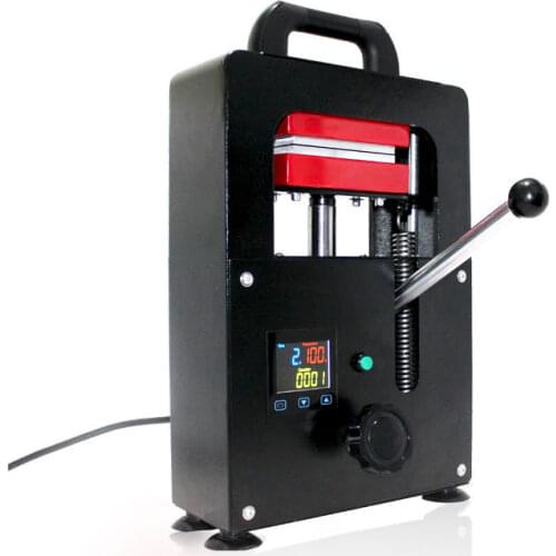 5ton Hydraulic Rosin Press Machine 600w Dual Heated Plates Press High Press Screen Touch control Oil Extractor