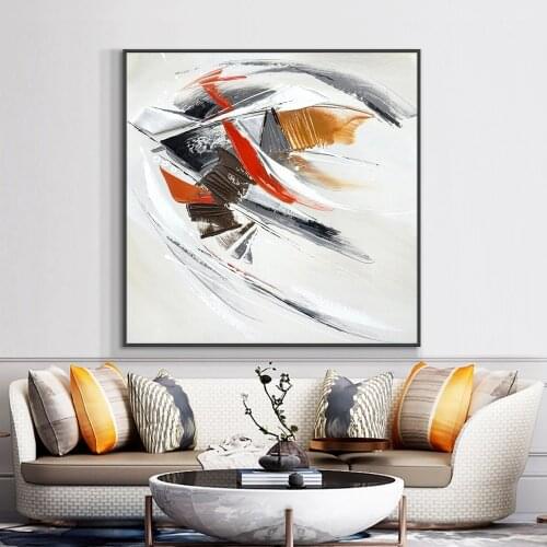 Abstract Oil Painting On Canvas 100% Hand Painted Textured Modern Canvas Art Decorative Paintings For Living Room Wall Decor