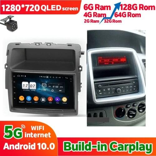 6GB Ram 128GB Rom Car Radio Stereo For NISSAN Primastar (J4) Android 10 Multimedia Player For OPEL Vivaro (X83) GPS Navigation
