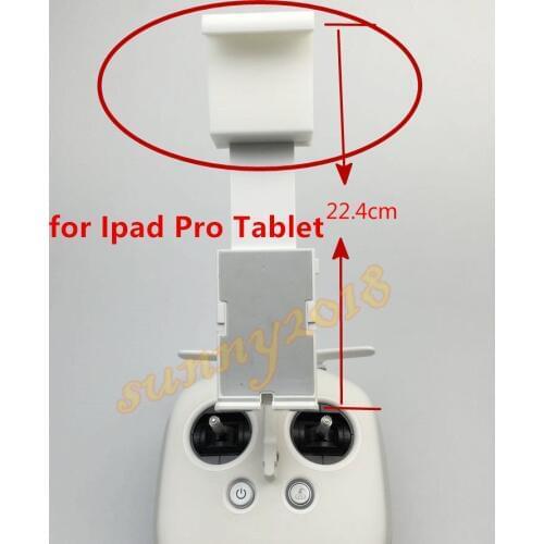 Bigger DJI Phantom 3 4 Inspire 1 Romote Control Tablet Holder Extension Panel for ipad Pro