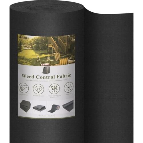 Black Weed Control Fabric for Plant Vegetable Garden Anti Grass Agricultural Mulch Cloth Greenhouse Weeding Mat Water Permeable