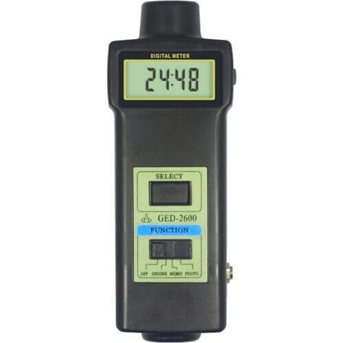 GED2600 Speed Tester Laser Tachometer Automatic Motor Machine Vehicle Engine Automatic Motor Machine Vehicle E