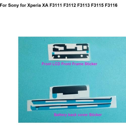 For Sony for Xperia XA F3113 Back Battery cover Sticker Rear Frame Bezel 3M Glue Double Sided Adhesive Tape for Xperia X A