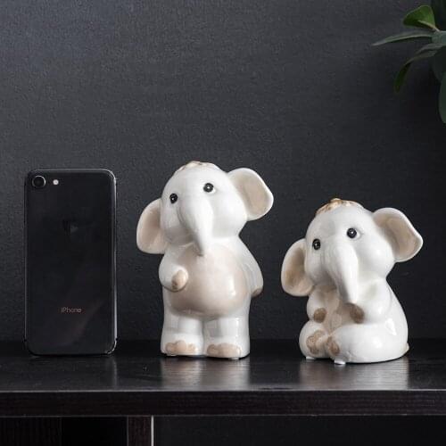ELEPHANT SHAPED PIGGY BANK HOUSE SHAPE HOME DECORATION ACCESSORIES CREATIVE PERSONALITY HOME DECORATIONS LIVING ROOM BEDROOM CHI