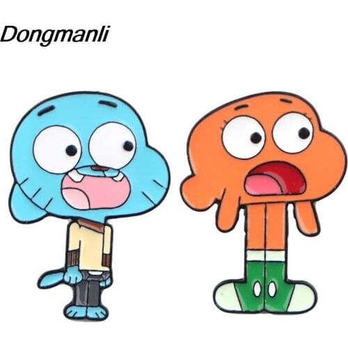 LT306 Cartoon Anime Icons Manga Pins for backpacks Lapel Enamel Pins and Brooches for Woman Bags Badge Friend Kids for Gifts