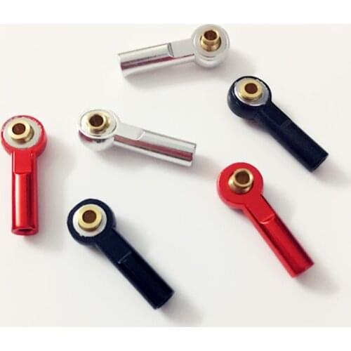 10Pcs Metal M3 Link Tie Rod End Ball Joint for 1/10 RC Car Crawler AXIAL SCX10 D90 D110 Tamiya CC01