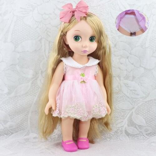 Handmade Princess Outfit Lace Dress Skirt For 40cm 16-inch Salon Doll Pink