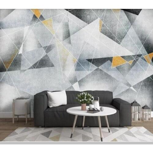 Papel de parede Geometric abstract modern lines 3d wallpaper,living room tv wall bedroom wall papers home deocr cafe bar mural