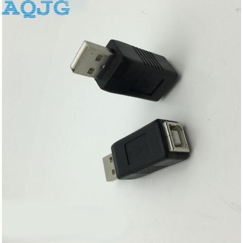 1PC New USB 2.0 Type A Male to USB Type B Female Converter Adapter USB Print Cable Conector Changer converter adapter AQJG