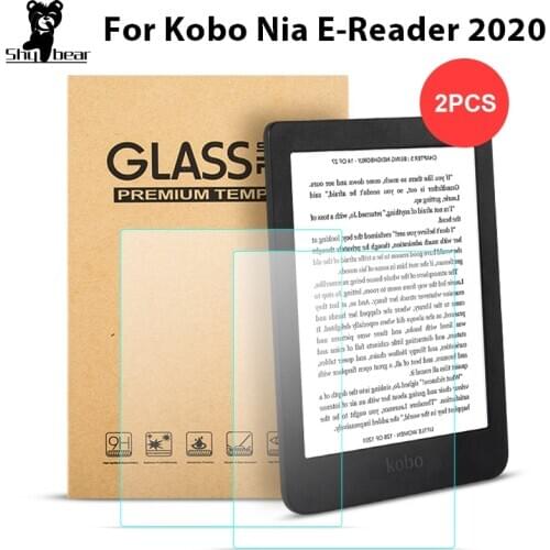 Tempered Glass Film for Kobo Nia 2020 6 Inch Tempered Guard 2PCS Screen Protector CASE for New Kobo Nia