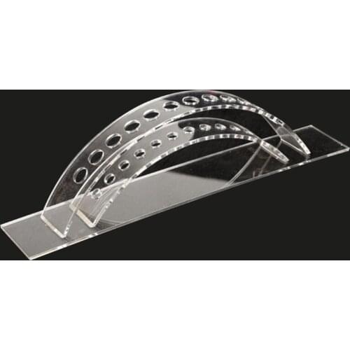 Clear Acrylic Pen Holder 12-Slots Pen Display Stand Nail/Makeup/Art Brush Rack Organizer Holder for Office Art Studios