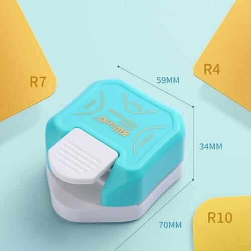 R4 R7 R10 3 In 1 Corner Rounder Paper Punches Border Punch Round Corner Paper Cutter Card Scrapbooking for DIY Handmade Crafts