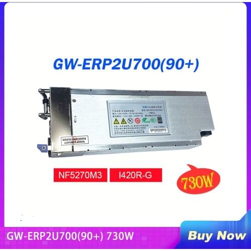 Server Power Supply For For GREAT WALL 2U NF5270M3 I420R-G GW-ERP2U700(90+) 730W Fully Tested