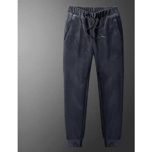 8XL winter thick fleece sport pant men sweatpant velvet warm loose running jogger fitness gym workout casual pant sportswear