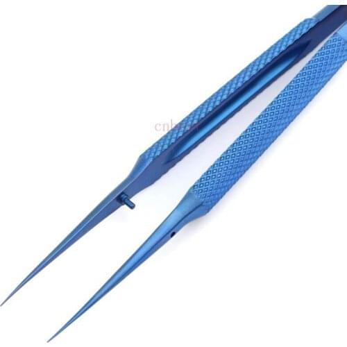 Precision Titanium Alloy/Stainless Steel Fly Line 0.15mm Fingerprint Tweezers Electronic Components Straight/Curved Tip Tweezers