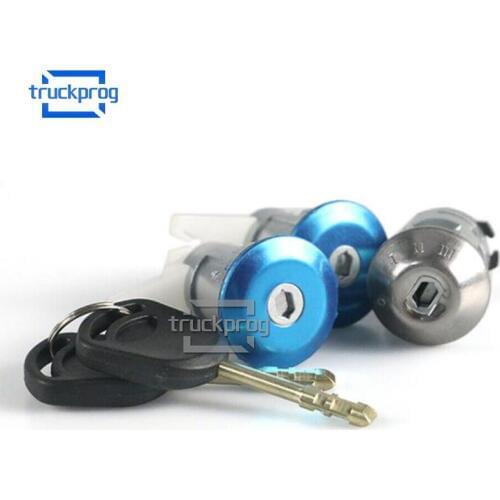 TrcukProg Ignition Start Switch Cylinder Car Door Lock Set for FALCON Ute Van 92-98
