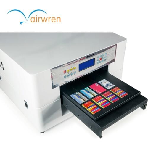 UV Printer Price Business Card Printing Machine With CMYKW Color Print Mode