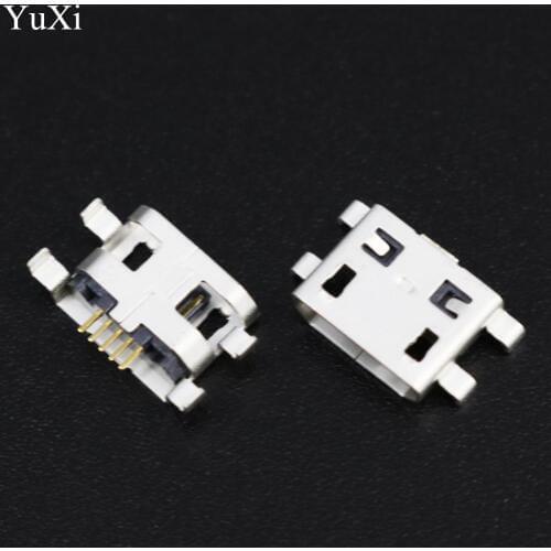 YuXi 2pcs For Lenovo S6000-H S6000H S6000 Charging Port micro mini USB Connector dock plug jack socket replacement repair female