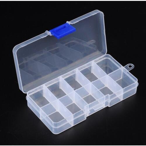 Pandahall 1pc Plastic Clear Beads Display Carrying Cases Box Bead Storage Containers DIY Jewelry,Size:7x13x2.3cm