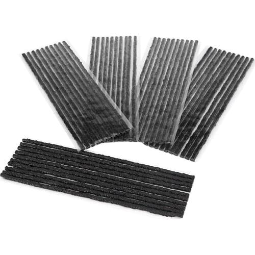 50pcs 200*3.5mm Tire Repair Rubber Strips Tire Puncture Repair Tools Seal Rubber Strips For Car Motorcycle ​Tubeless Tyre