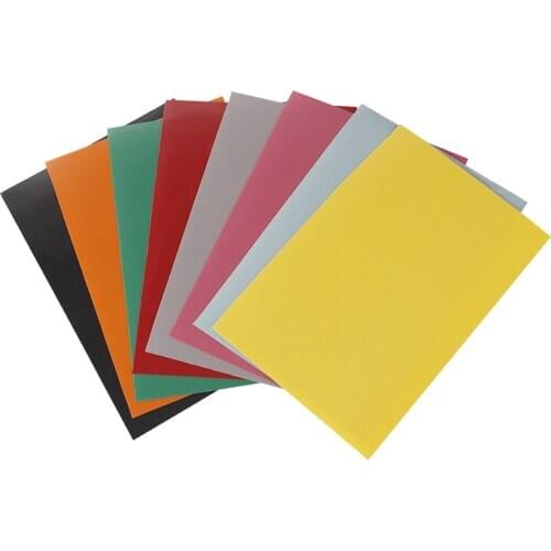 SUNICE 8 Sheet A4 Size Mixed Color Pack Flock DIY Heat Transfer Vinyl Film Home Decoration Ironing Art Design Stage Clothing