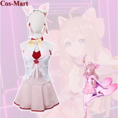 Anime Vtuber A-Soul Diana Cosplay Costume Little Fox Cute Uniform Dress Female Activity Party Role Play Clothing XS-XL New