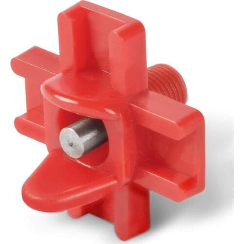 Automatic Chicken Feeder Water Dispenser Nipples Cross 360 Angle Chicken Feeder POM Horizontal Side Mount Chicken Waterer Feeder