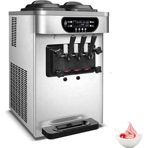 Stainless Steel Soft Ice Cream Machine Commercial Ice Cream Makers Fully Automatic Ice Cream Vending Machine