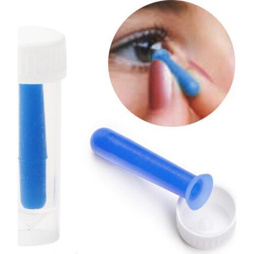 AUAU-1pcs Hard Contact Lens Insertion & Removal Tool Lenses blue