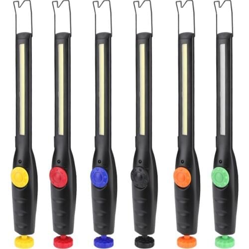 Linkax COB LED Work Light Torch 1*COB light Strip Flashlight USB Rechargeable led Car Styling Using Touchable Night Lights Lamp