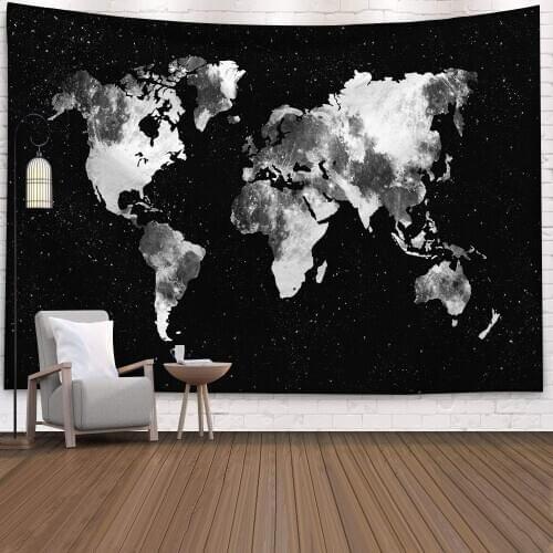 2020 World Map 3D Print Polyester Geometric Wall Hanging Tapestry Decor Oil Painting Beach Towel Sleeping Pad Yoga Blanket Mat