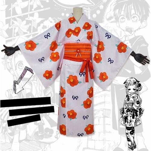 Anime Comic Jibaku Shounen Hanako kun Cosplay Costumes Yashiro Nene Cosplay Costume School Uniform Dresses Clothes Kimonos White